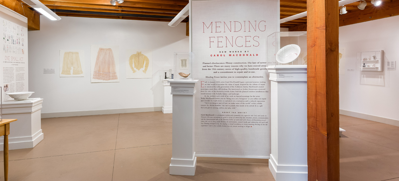 Mending Fences Gallery Installation