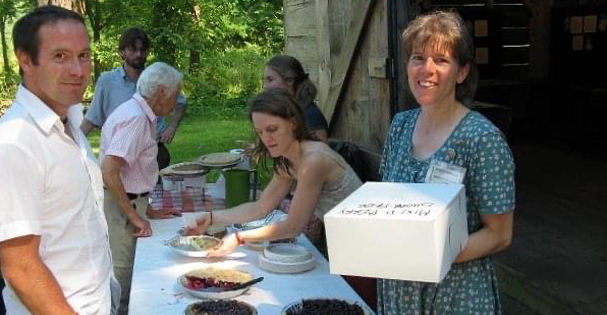 Donna Fraser-Leary at the Rokeby Pie & Ice Cream Social in 2009