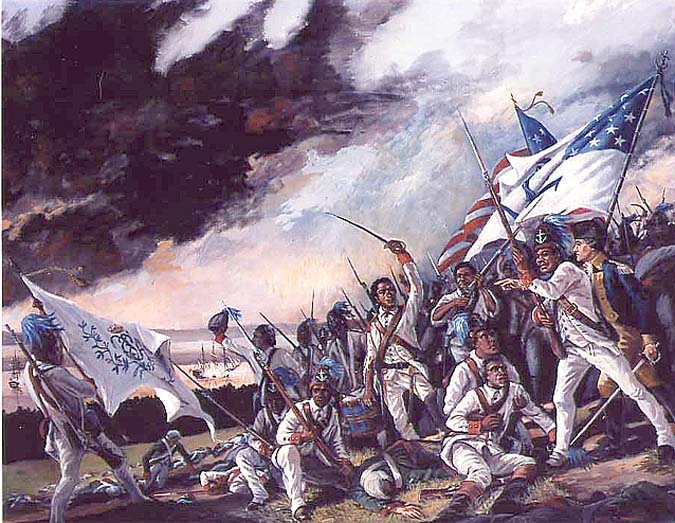 1st Rhode Island Regiment at the Battle of Bloody Run Brook