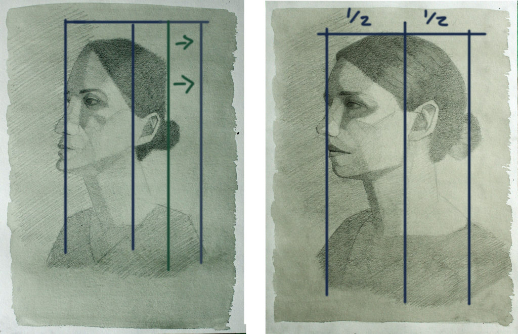 Self-Portraits Being Measured by Width