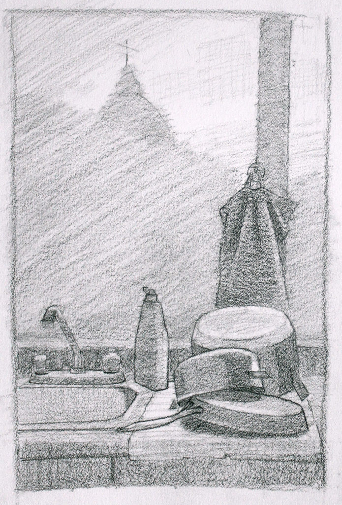 Reference Sketches of Kitchen