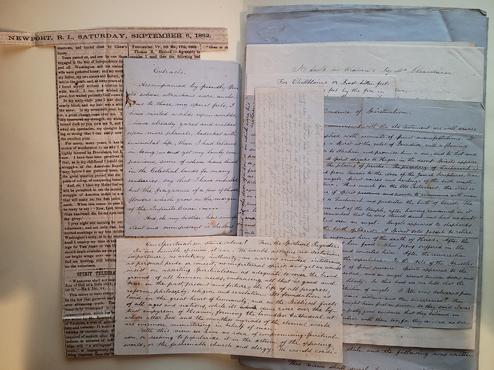 Spirits Documents, part of Ann King’s Spiritualism collection