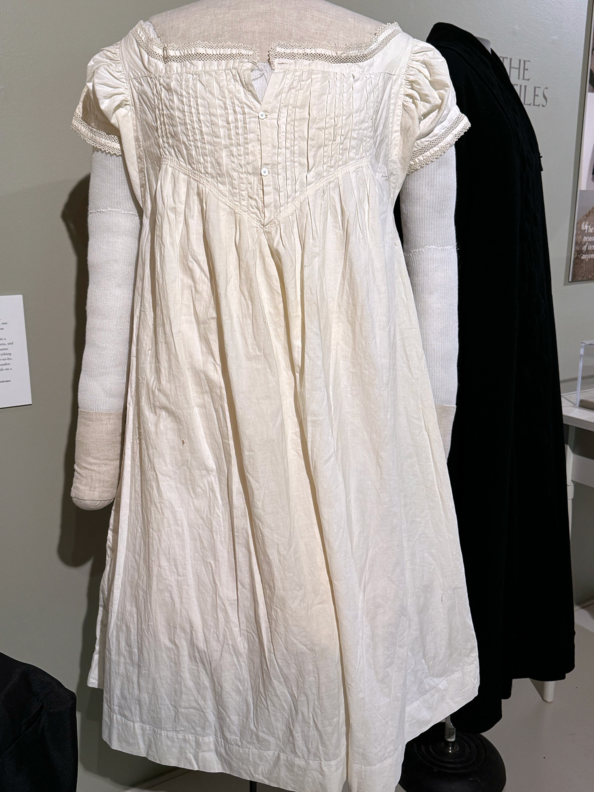 Anna Stevens Robinson’s nightgown from her wedding trousseau, 1870