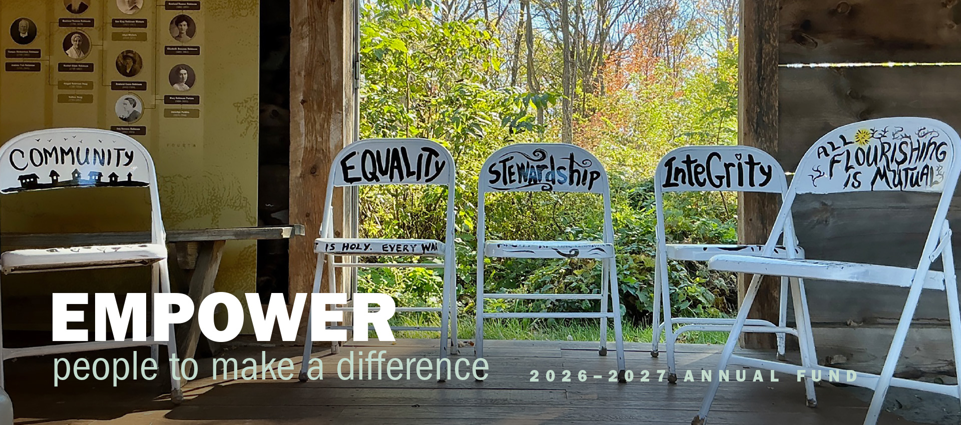 Rokeby's 2026–2027 Annual Fund: EMPOWER people to make a difference